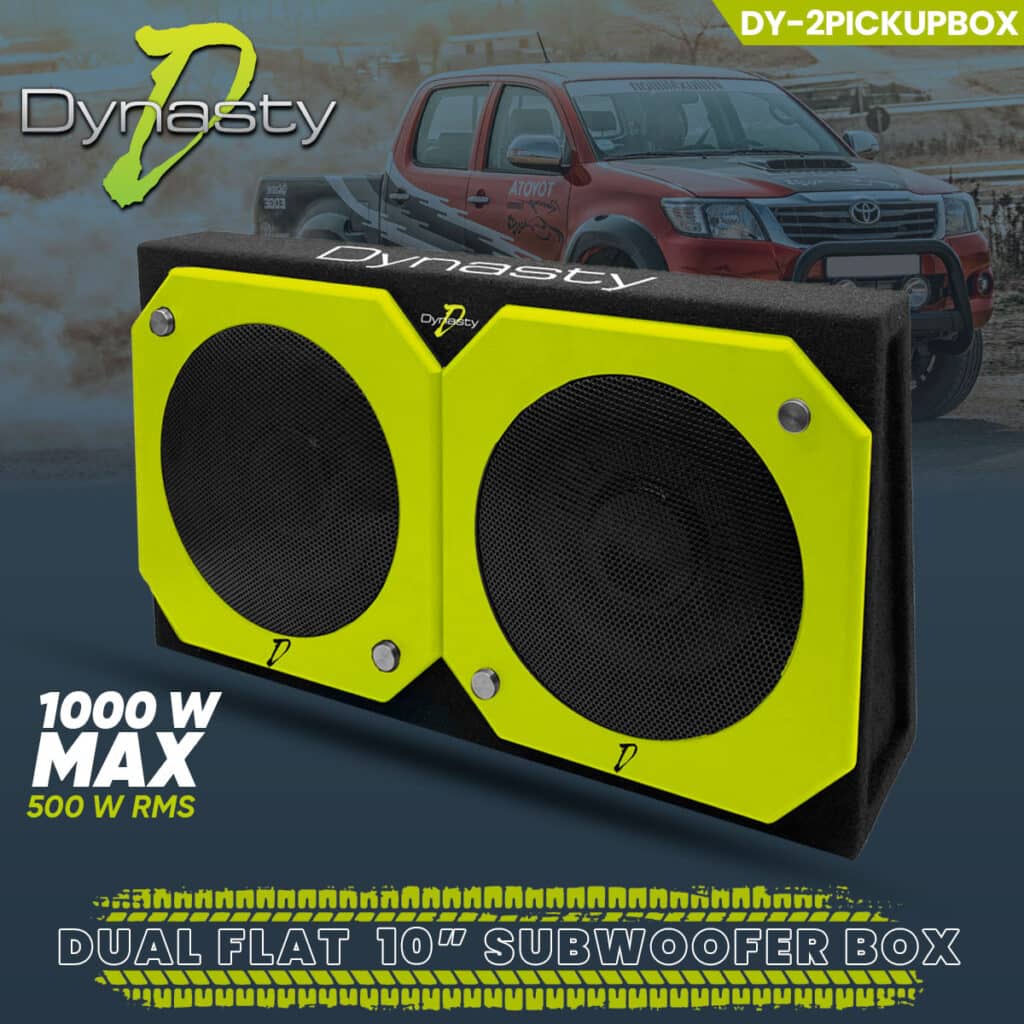 CAJA AMPLIFICADA DOBLE 10" slim