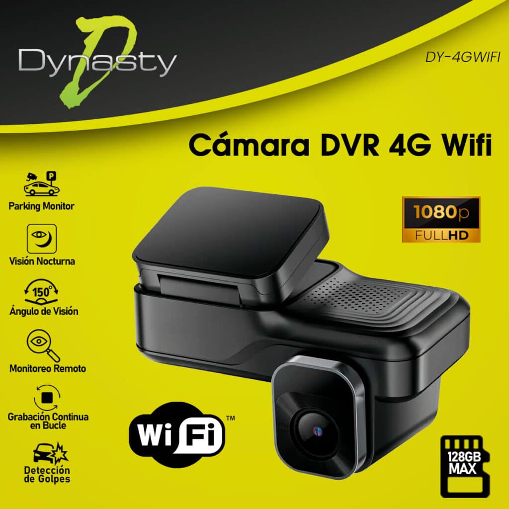 CAMARA DASH DVR 4G WIFI 1080P FRONTAK+INTERNA GPS MONITOREO REMOTO SENSOR APP