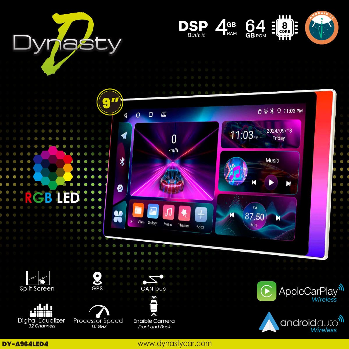 PANTALLA 9" ANDROID 14 4+64 GB - Imagen 2